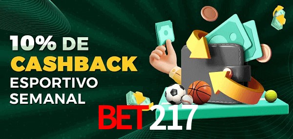 10% de bônus de cashback na bet217